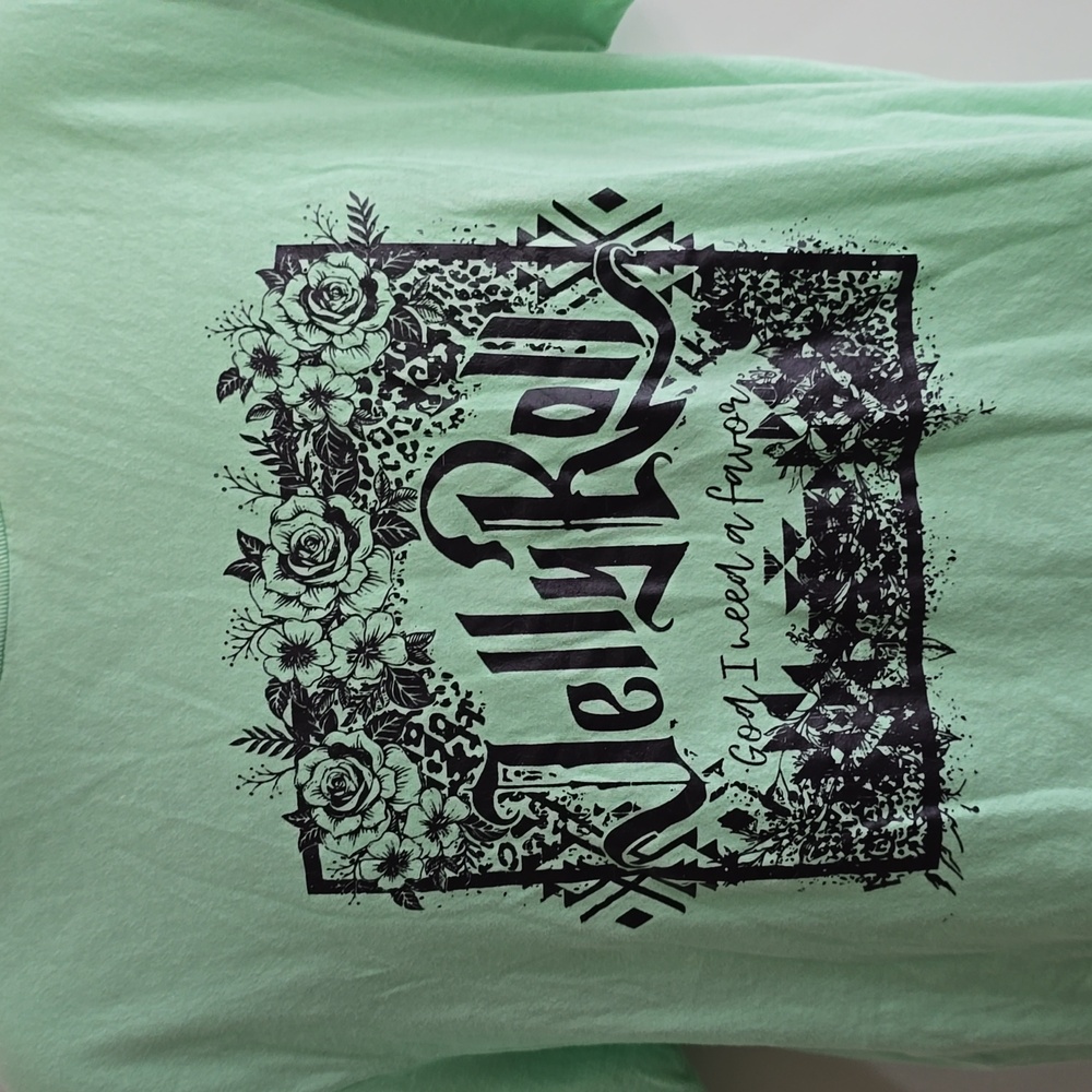Jelly Roll God I need‎ a favor. Green T-shirt